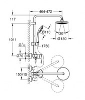 GROHE EUPHORIA 180 SYSTEM